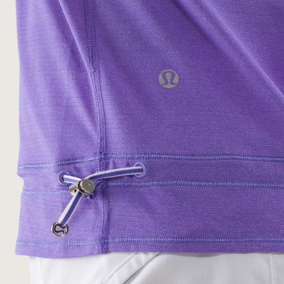 Lululemon Run: Ta Ta Topper Power Purple Tank Top With Adjustable Hem - Picture 7 of 10